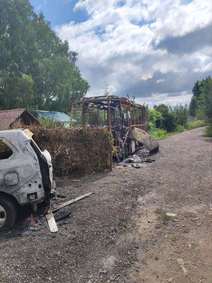 В Подмосковье подозревают умышленный поджог двух автомобилей компании Кирилла Иванова